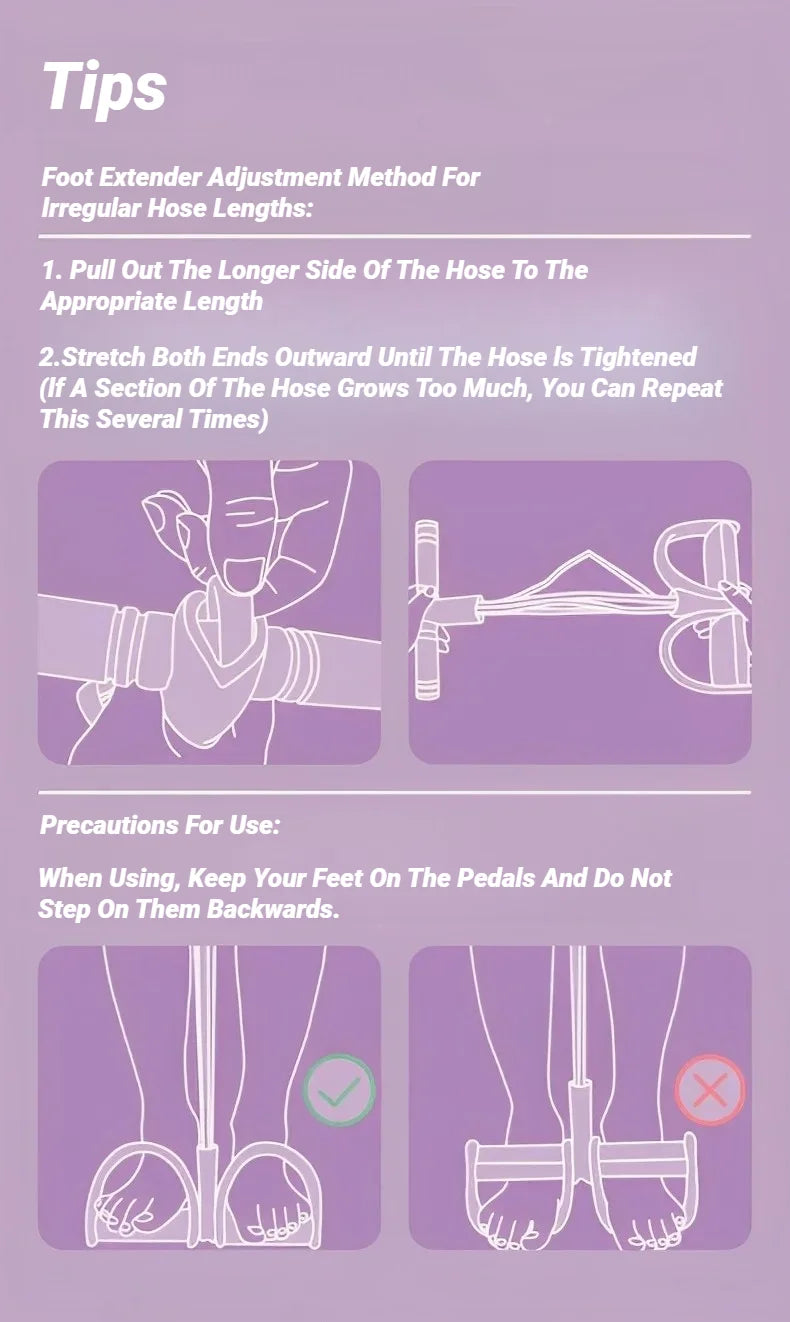 Multifunction Pedal Resistance Band