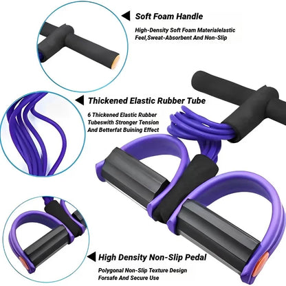 Multifunction Pedal Resistance Band